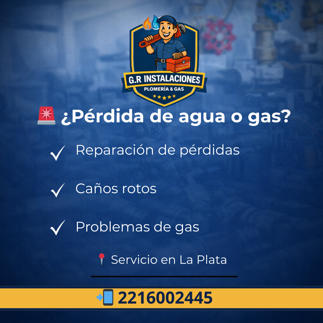 Reparación de pérdidas de agua y gas